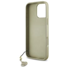 Guess 4G Charms Collection case for iPhone 16 Pro - brown