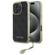 Guess 4G Charms Collection case for iPhone 16 Pro - black