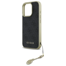 Guess 4G Charms Collection case for iPhone 16 Pro - black