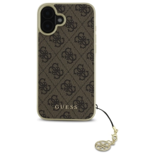 Guess 4G Charms Collection iPhone 16 Plus Case - Brown