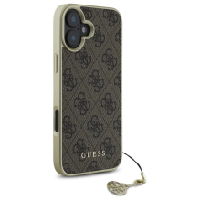 Guess 4G Charms Collection iPhone 16 Plus Case - Brown