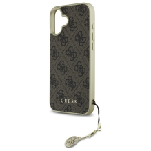 Guess 4G Charms Collection iPhone 16 Plus Case - Brown