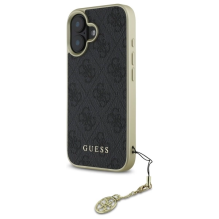 Guess 4G Charms Collection case for iPhone 16 Plus - black