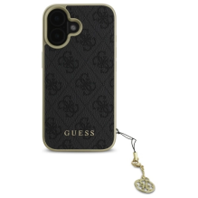 Guess 4G Charms Collection case for iPhone 16 Plus - black