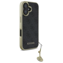 Guess 4G Charms Collection case for iPhone 16 Plus - black