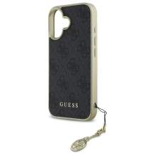 Guess 4G Charms Collection case for iPhone 16 Plus - black