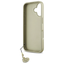 Guess 4G Charms Collection dėklas, skirtas iPhone 16 Plus - juodas