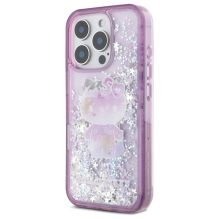 Hello Kitty Liquid Glitter 50TH Anniversary Party iPhone 16 Pro Case - Purple