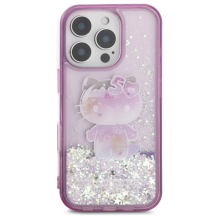 Hello Kitty Liquid Glitter 50TH Anniversary Party iPhone 16 Pro Case - Purple