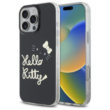 Hello Kitty IML Golden Diva MagSafe dėklas, skirtas iPhone 16 Pro Max – juodas