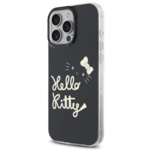 Hello Kitty IML Golden Diva MagSafe dėklas, skirtas iPhone 16 Pro Max – juodas