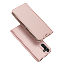  RETURNED ITEM Dux Ducis Skin Pro Case for Samsung Galaxy A14 4G / 5G Flip Cover Card Wallet Stand Pink