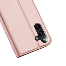  RETURNED ITEM Dux Ducis Skin Pro Case for Samsung Galaxy A14 4G / 5G Flip Cover Card Wallet Stand Pink