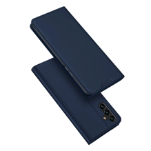  RETURNED ITEM Dux Ducis Skin Pro Case for Samsung Galaxy A14 4G / 5G Cover with Flip Card Wallet Stand Blue