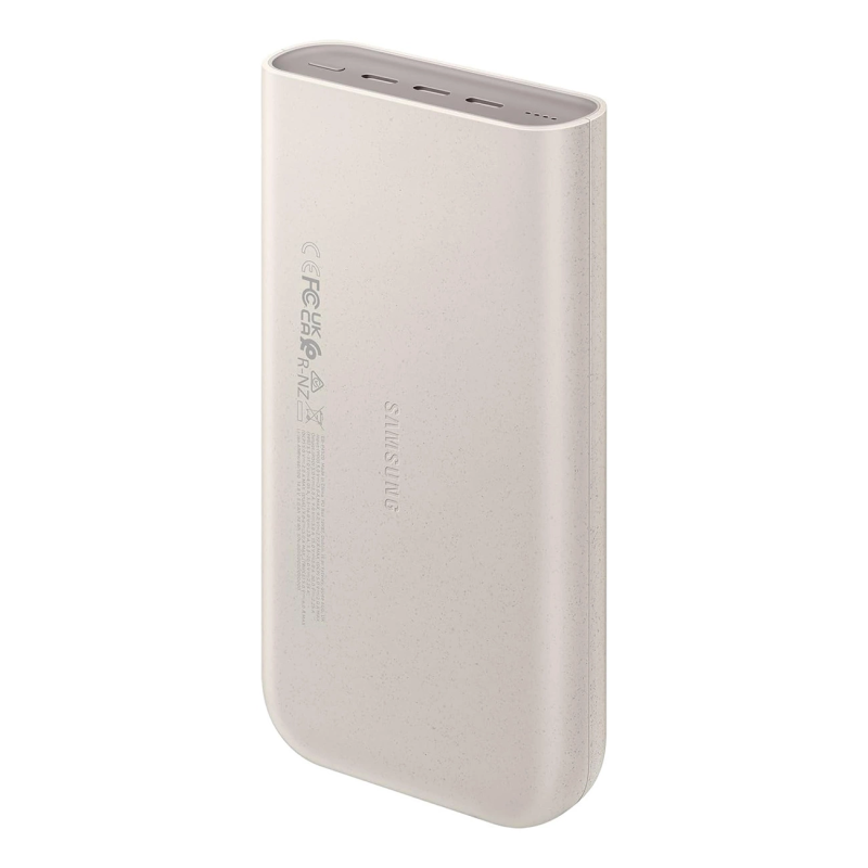 Powerbank Samsung EB-P4520XUEGEU 20000 mAh 3x USB-C 45W SFC - beige