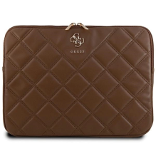 Guess Quilted 4G cover for a 14&quot; laptop - brown