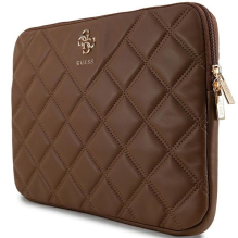 Guess Quilted 4G cover for a 14&quot; laptop - brown