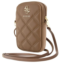 Guess Zip Quilted 4G bag - brown