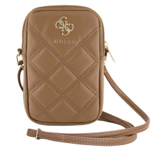 Guess Zip Quilted 4G bag - brown