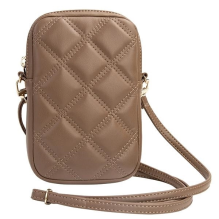 Guess Zip Quilted 4G bag - brown