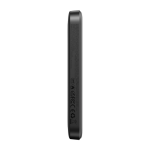 Powerbank Joyroom JR-W020 Mini 5000mAh USB-A USB-C inductive 20W - black + USB-C / USB-C cable