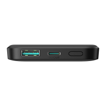 Powerbank Joyroom JR-W020 Mini 5000mAh USB-A USB-C inductive 20W - black + USB-C / USB-C cable