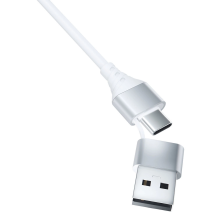 3mk Hyper Cable 3in1 USB-A - USB-C / USB-C - micro USB - Lightning 1.5m - white