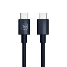 3mk Hyper Cable USB-C / USB-C 100W 1.2m - Black