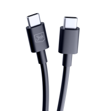 3mk Hyper Cable USB-C / USB-C 100W 1.2m - Black