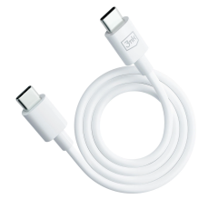 3mk Hyper Cable USB-C / USB-C 100W 1.2m - white