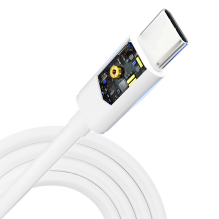 3mk Hyper Cable USB-C / USB-C 100W 2m - white