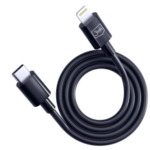 3mk Hyper Cable USB-C / Lightning 20W 1.2m - black