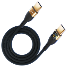 3mk Hyper Silicone Cable USB-C / USB-C 100W 2m - Black