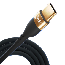 3mk Hyper Silicone Cable USB-C / USB-C 100W 2m - Black