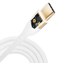 3mk Hyper Silicone Cable USB-C / USB-C 100W 2m - white