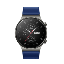 Silicone Strap for Huawei Watch GT 2 / 3 / 4 / 2 Pro / 3 Pro / 4 Pro / GT 2e 46mm - Navy Blue