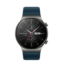 Silikoninis dirželis, skirtas Huawei Watch GT 2 / 3 / 4 / 2 Pro / 3 Pro / 4 Pro / GT 2e 46 mm – tamsiai žalias