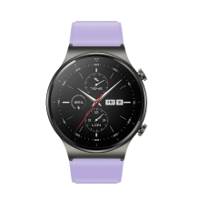 Silicone Strap for Huawei Watch GT 2 / 3 / 4 / 2 Pro / 3 Pro / 4 Pro / GT 2e 46mm - Purple