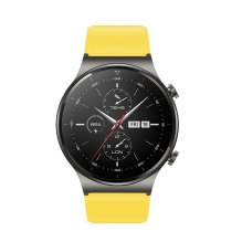 Silicone Strap for Huawei Watch GT 2 / 3 / 4 / 2 Pro / 3 Pro / 4 Pro / GT 2e 46mm - Yellow