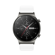 Silikoninis dirželis, skirtas Huawei Watch GT 2 / 3 / 4 / 2 Pro / 3 Pro / 4 Pro / GT 2e 46mm – baltas