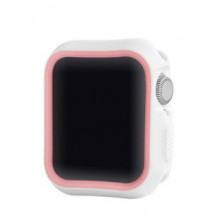 Devia „Dazzle“ serijos apsauginis dėklas (44 mm), skirtas „Apple Watch“, baltai rožinis