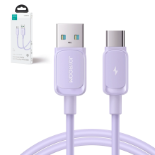 „Joyroom“ kelių spalvų serijos A14 USB-A / USB-C 3A kabelis, 1,2 m – violetinis