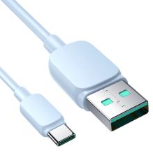 „Joyroom“ kelių spalvų serijos A14 USB-A / USB-C 3A kabelis, 1,2 m – mėlynas