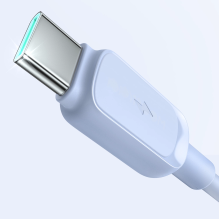 „Joyroom“ kelių spalvų serijos A14 USB-A / USB-C 3A kabelis, 1,2 m – mėlynas