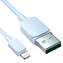 Joyroom Multi-Color Series A14 Lightning / USB-A 2.4A 1.2 m laidas – mėlynas