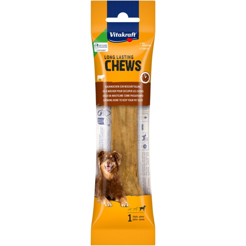 VITAKRAFT Long Lasting Chews Beef 14cm - dog treat - 60g