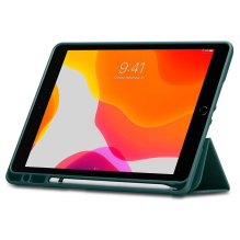 Spigen Urban Fit dėklas, skirtas iPad 10.2 ir 39 ir 39 2019 / 2020 / 2021 – tamsiai žalia