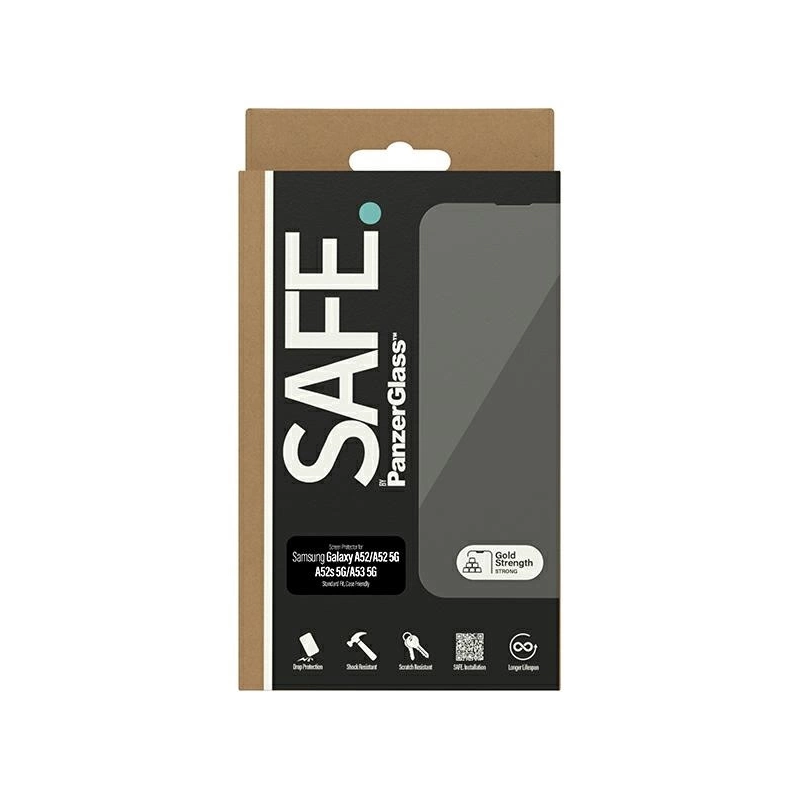 SAFE by PanzerGlass Ultra-Wide Fit grūdintas stiklas, skirtas Samsung Galaxy A52 / A52 5G / A52s 5G / A53 5G