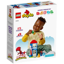 Konstruktorius - LEGO DUPLO 10995 „Spider-Man“ namas su 2 figūrėlėmis