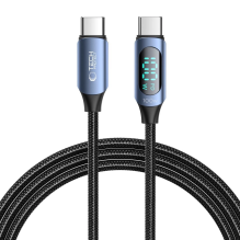 Tech-Protect UltraBoost cable with LED display USB-C / USB-C PD 100W 5A 2m - blue